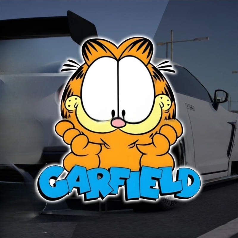 Creative cartoon cute Garfield - Car Accessories Decoration review and price