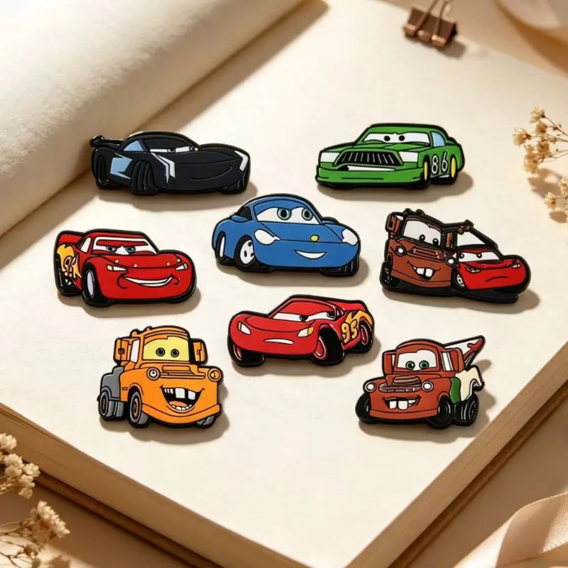 8pcs Set Movie Badge Cute Cart - Car Accessories Toy review and price