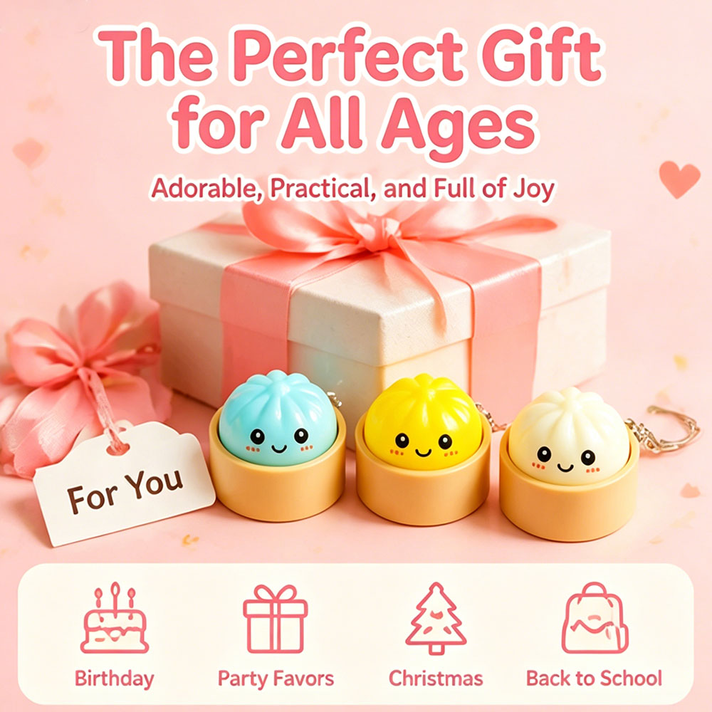 Kawaii Glowing Dumpling Keycha - Car Accessories Bunnings review and price