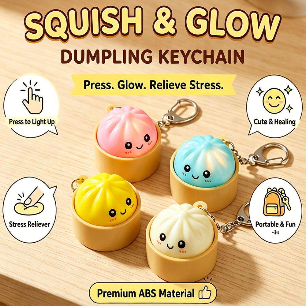 Kawaii Glowing Dumpling Keycha - Car Accessories Bunnings review and price