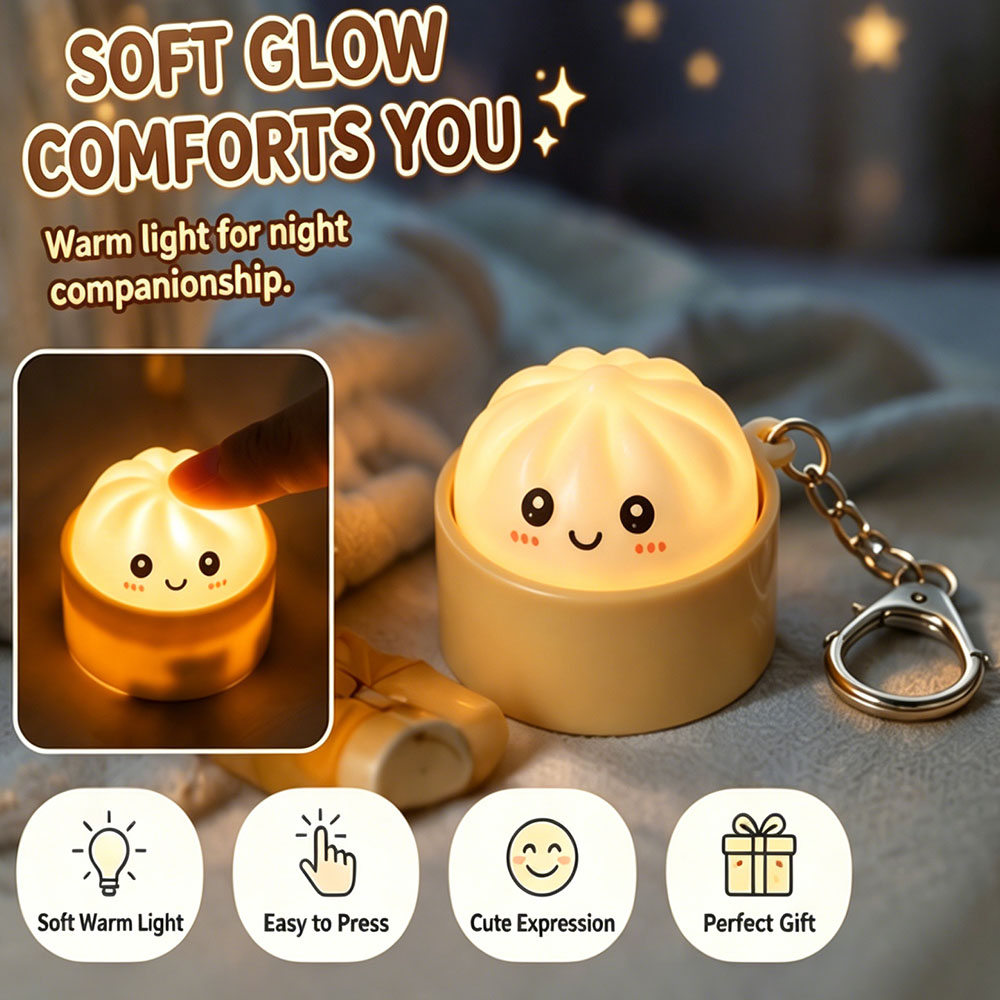 Kawaii Glowing Dumpling Keycha - Car Accessories Bunnings review and price