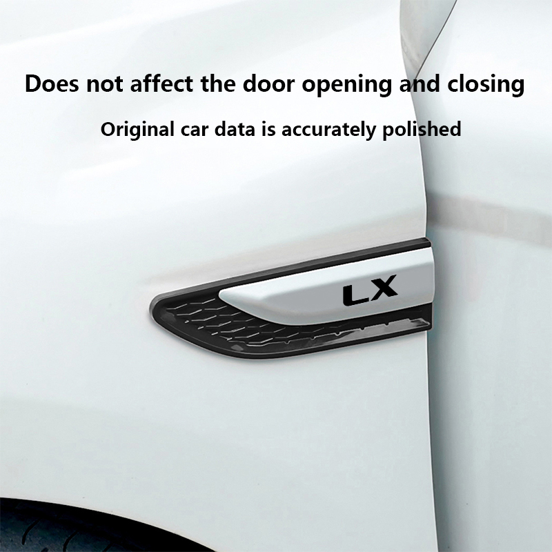 2PCS Car Side Fender Knife Sti - Car Accessories Logo review and price