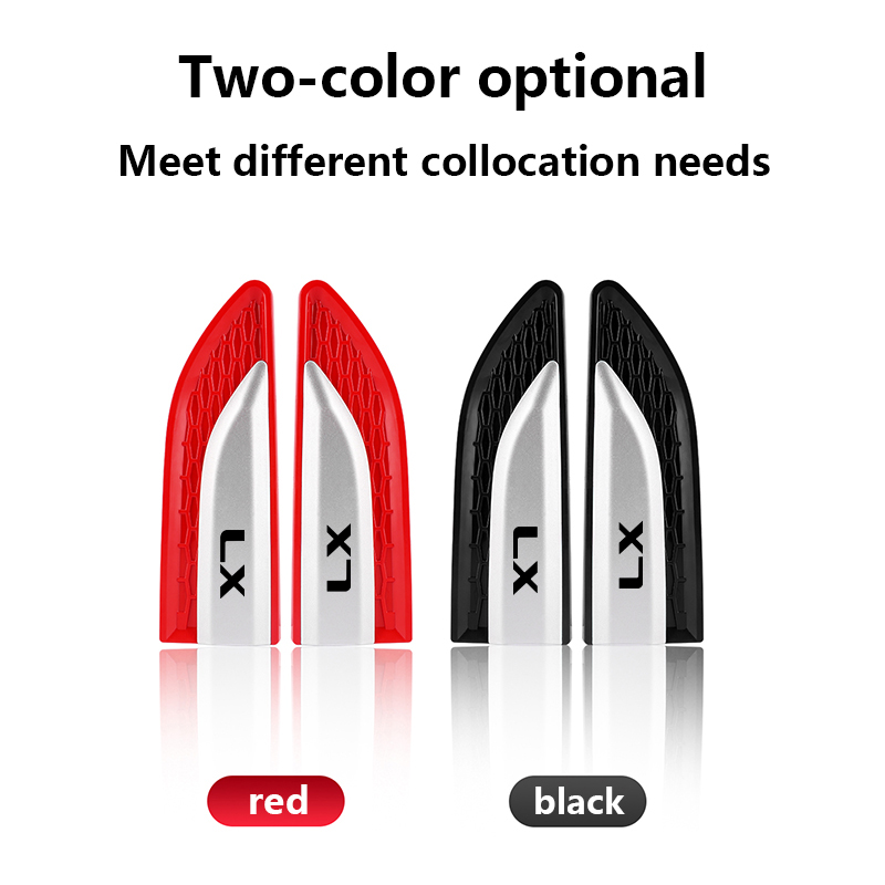 2PCS Car Side Fender Knife Sti - Car Accessories Logo review and price