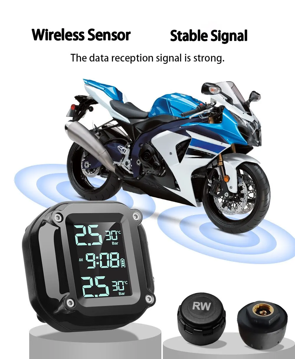 M5 TPMS Motorcycle Tire Pressu - Tire Pressure Monitor review and price