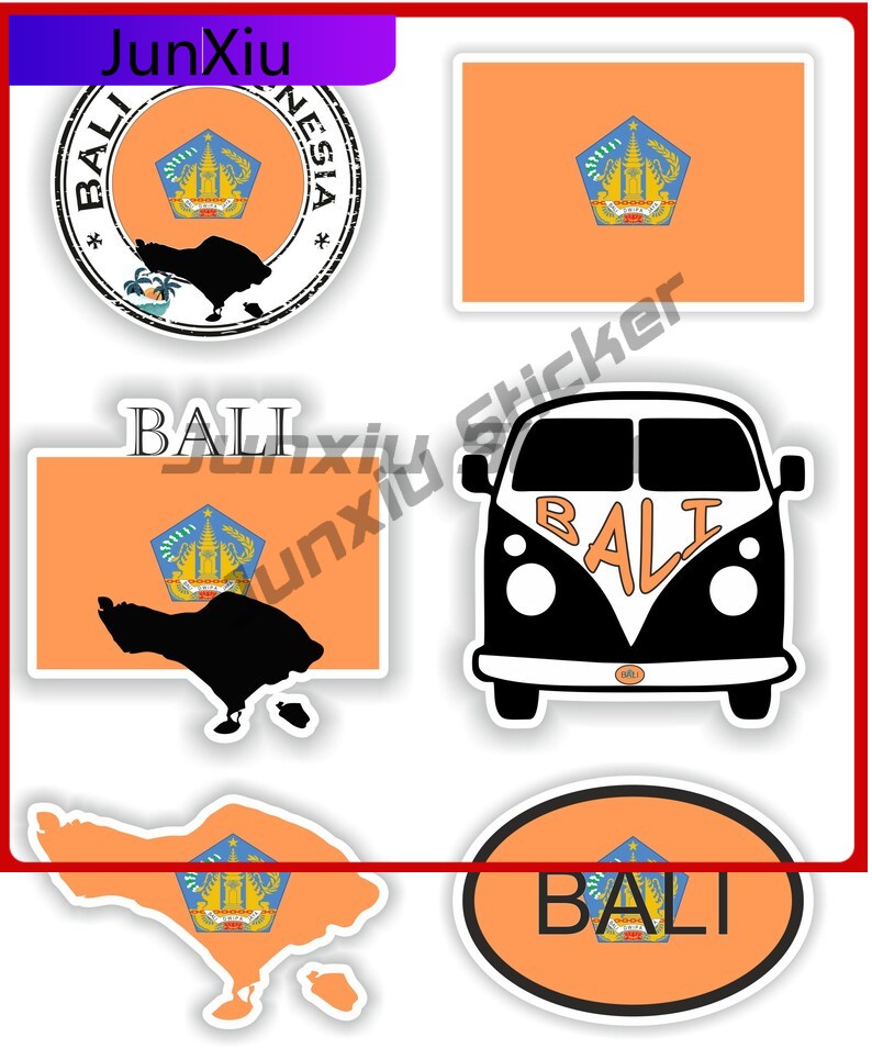 Bali Indonesia Flag Vinyl Deca - Car Accessories Bali review and price