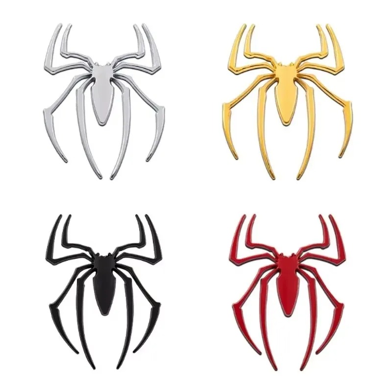 3D metal car stickers, spider  - Car Accessories Logo review and price
