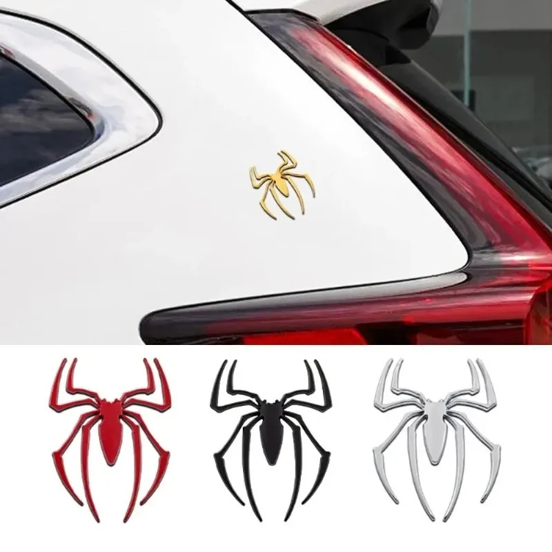 3D metal car stickers, spider  - Car Accessories Logo review and price