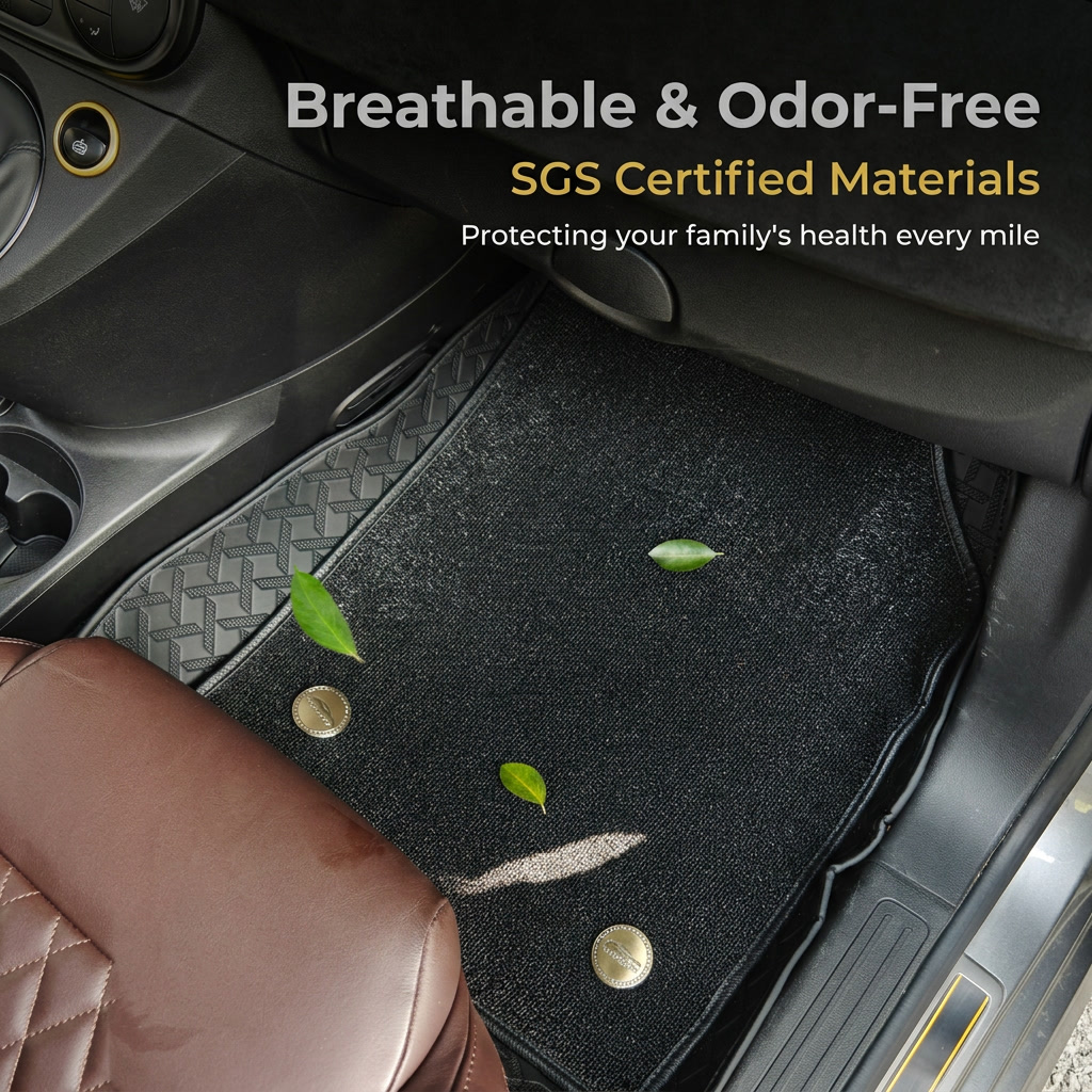 Car Floor Mats For Abarth 595  - Car Accessories Logo review and price