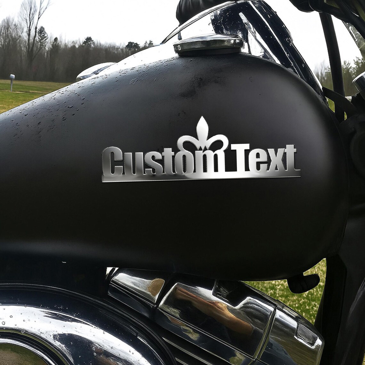 Classic Font Chic Crown Metal  - Car Accessories Logo review and price