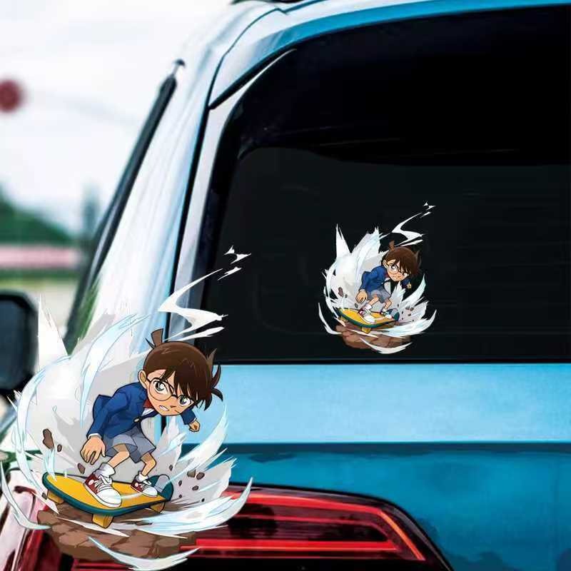 Detective Conan Cartoon Skateb - Car Accessories Decoration review and price