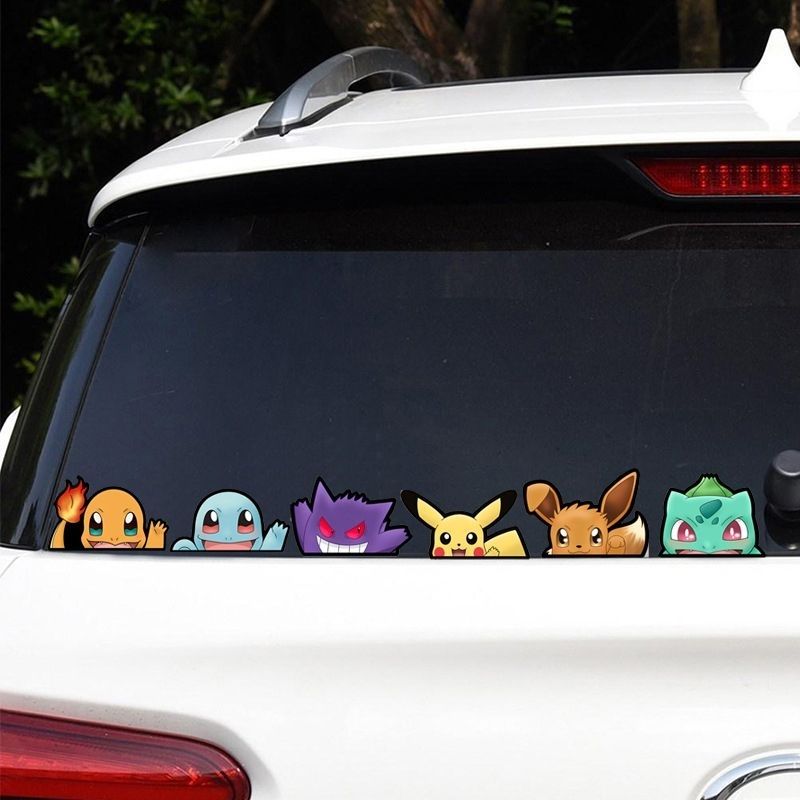 Pokémon car window sticker, Po - Car Accessories Toy review and price